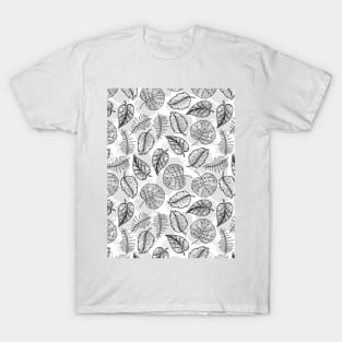 Leaf Line Art T-Shirt